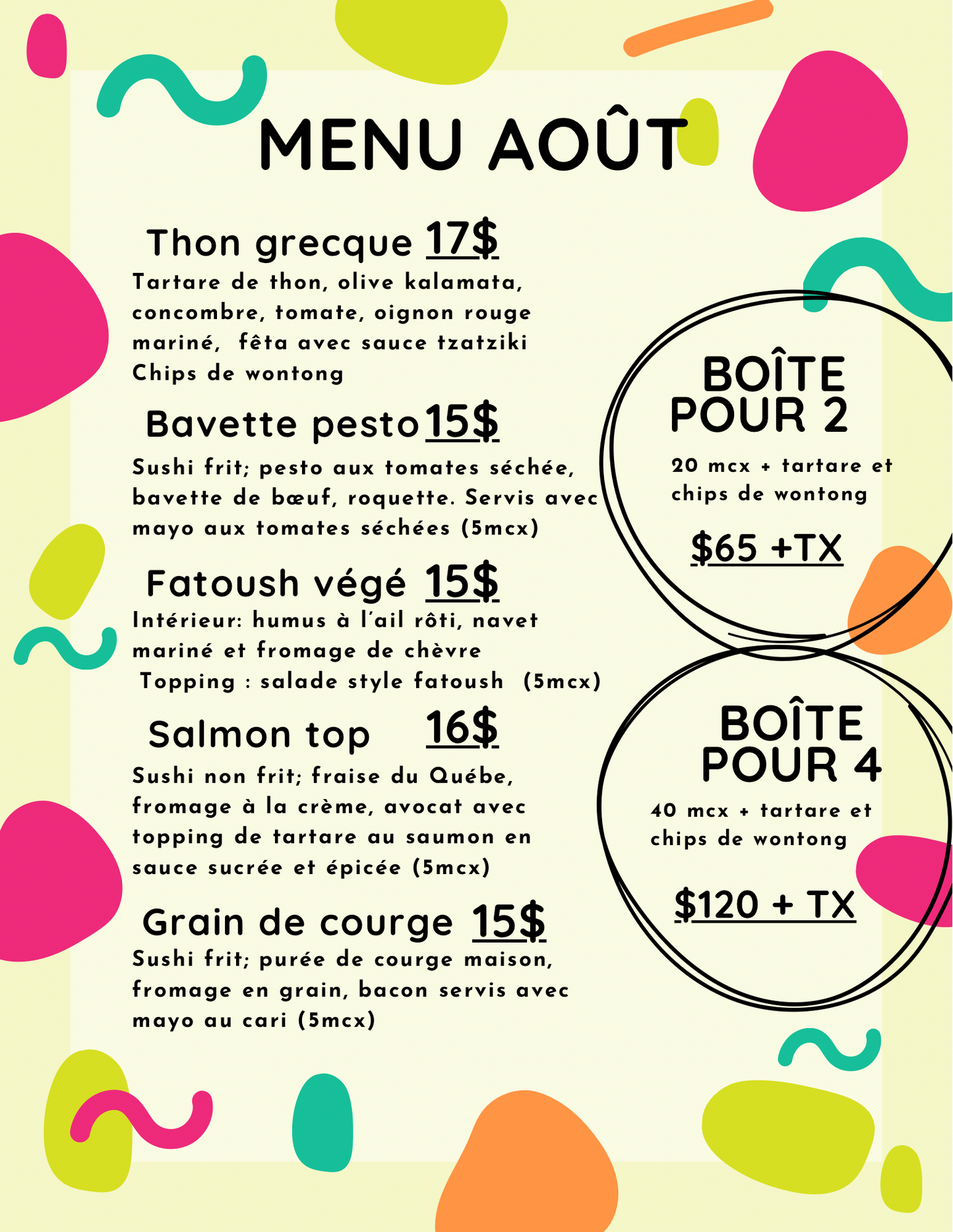 #32 CHOIX DANS LA BOÎTE ÉPHÉMÈRE (5 mcx)