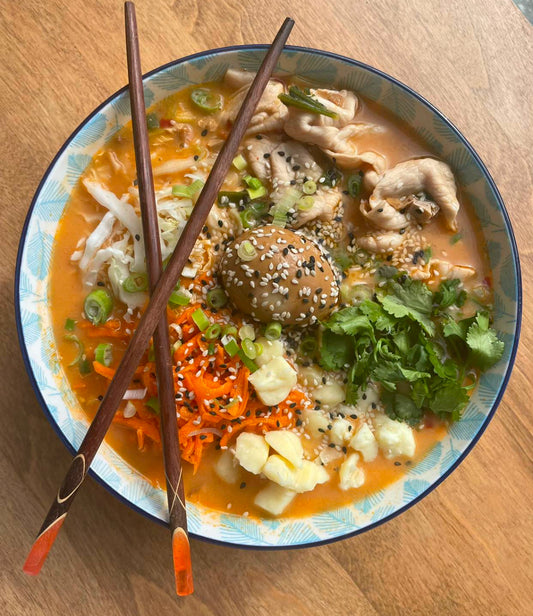 RAMEN CRÉMEUX AU PORC